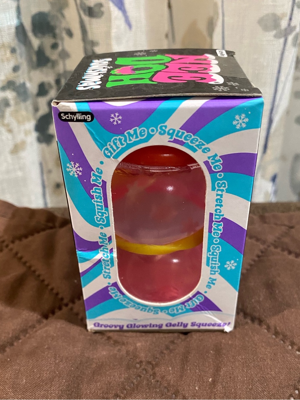 Nee Doh Groovy the Glowman - Pink Glow Gelly Squeeze - Picture 4 of 5